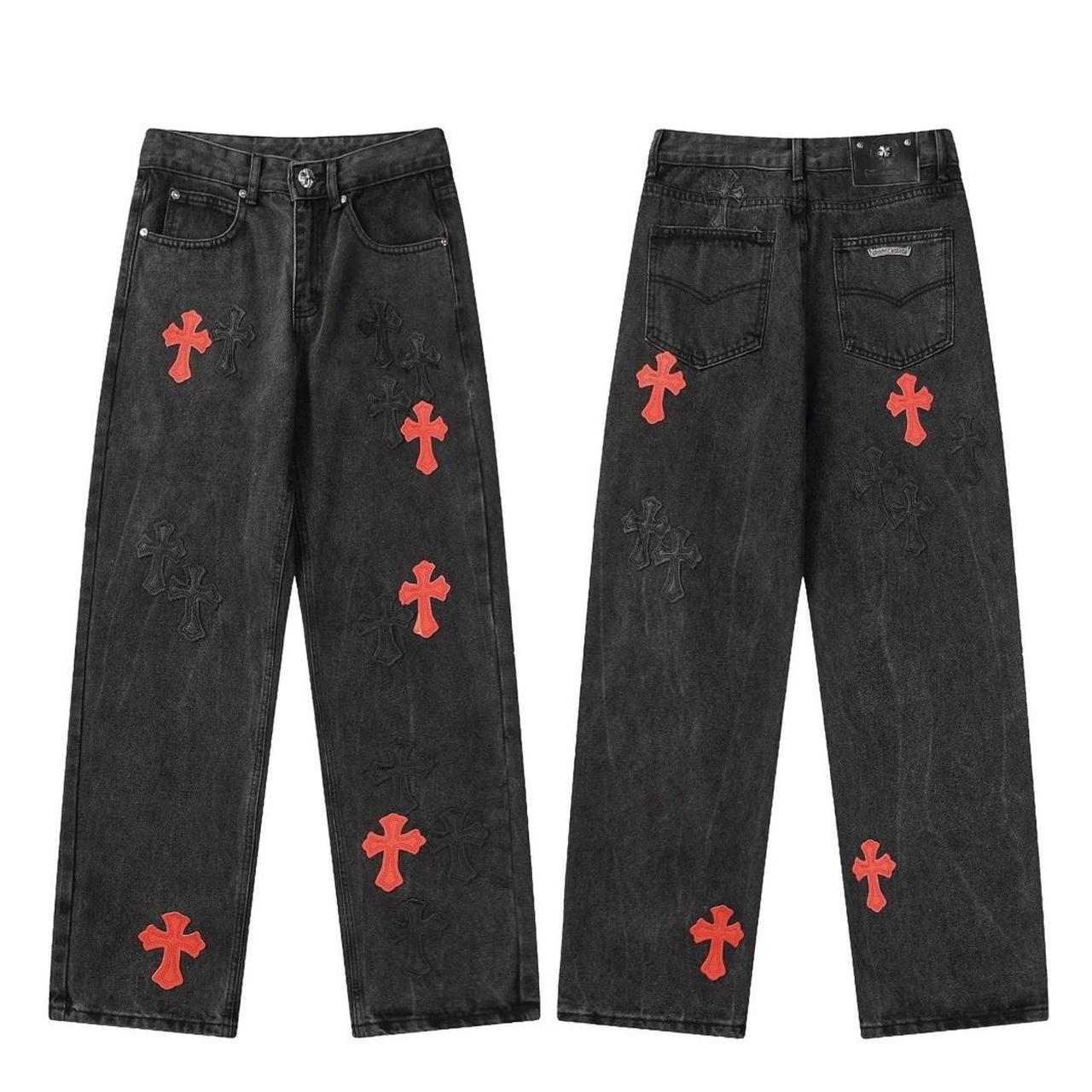 P0 Chrome Hearts Men's multi Trousers - Image 1