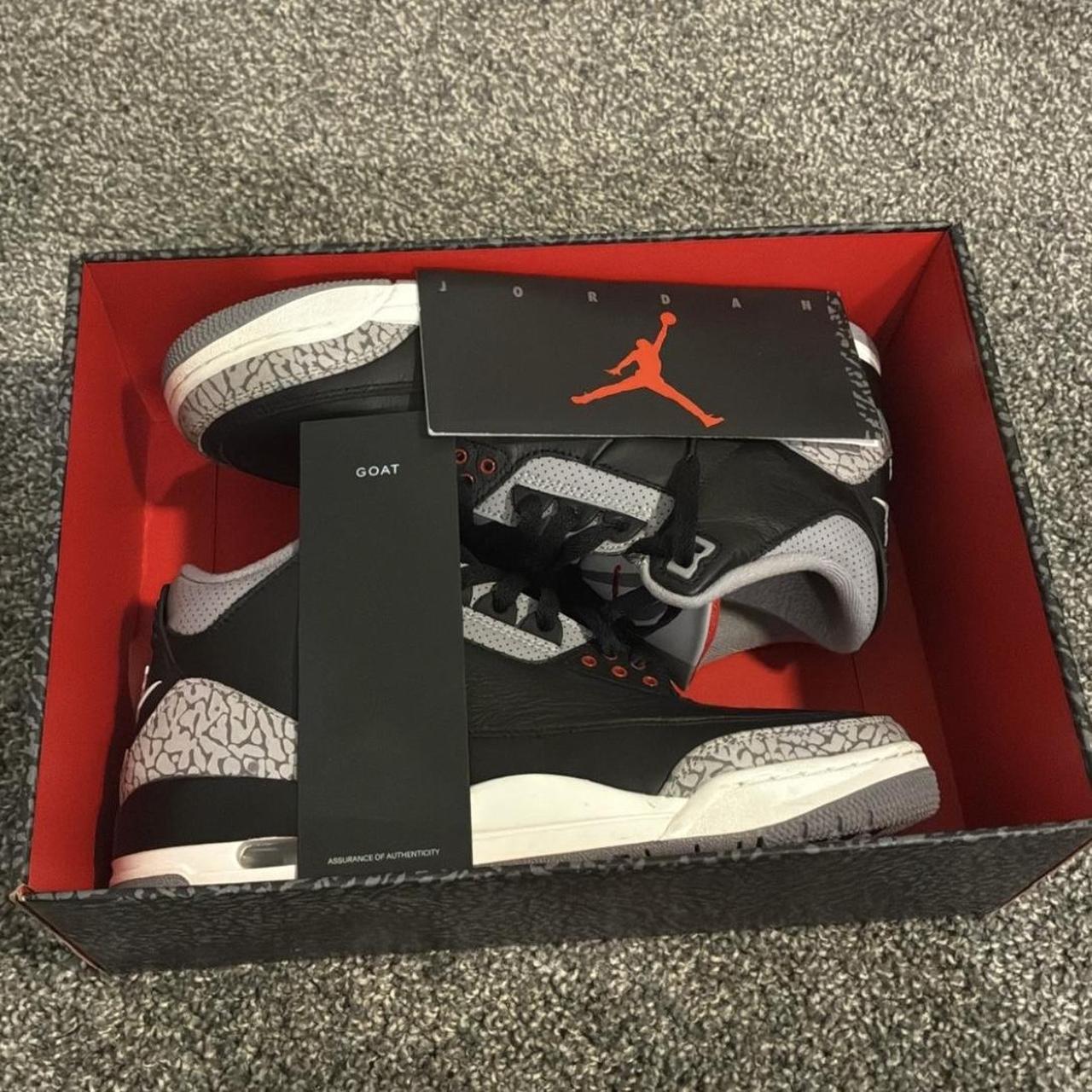 P0 Jordan Men's Black and Grey Trainers - Image 1
