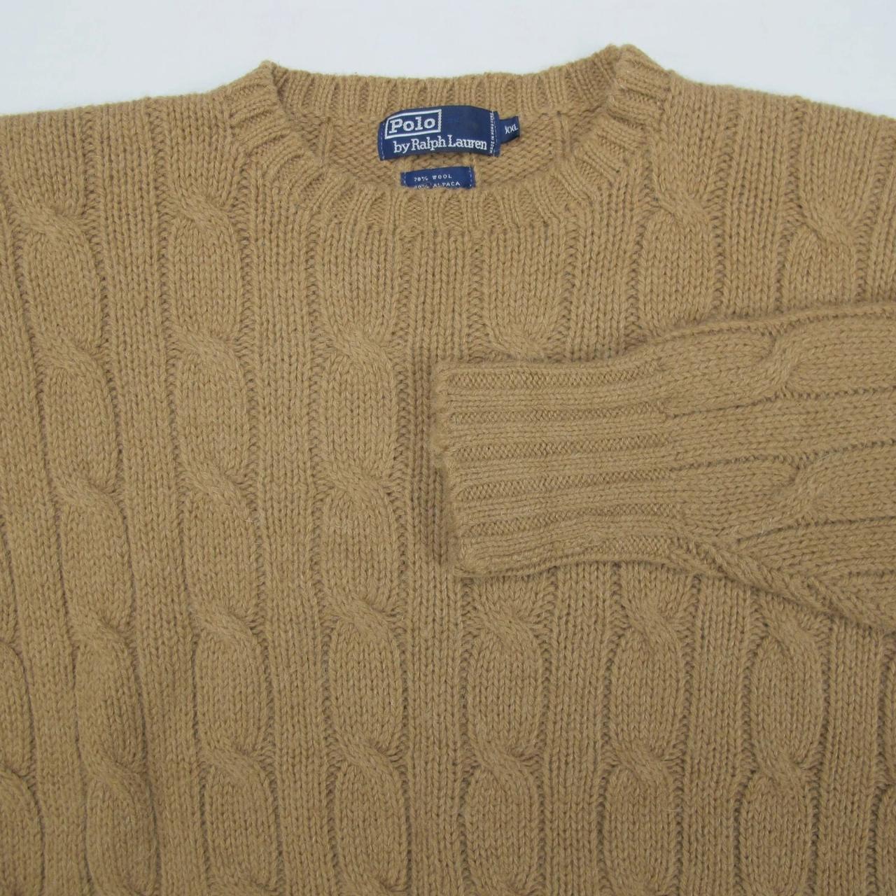 P0 Polo Ralph Lauren Men's Brown Jumper - Image 1