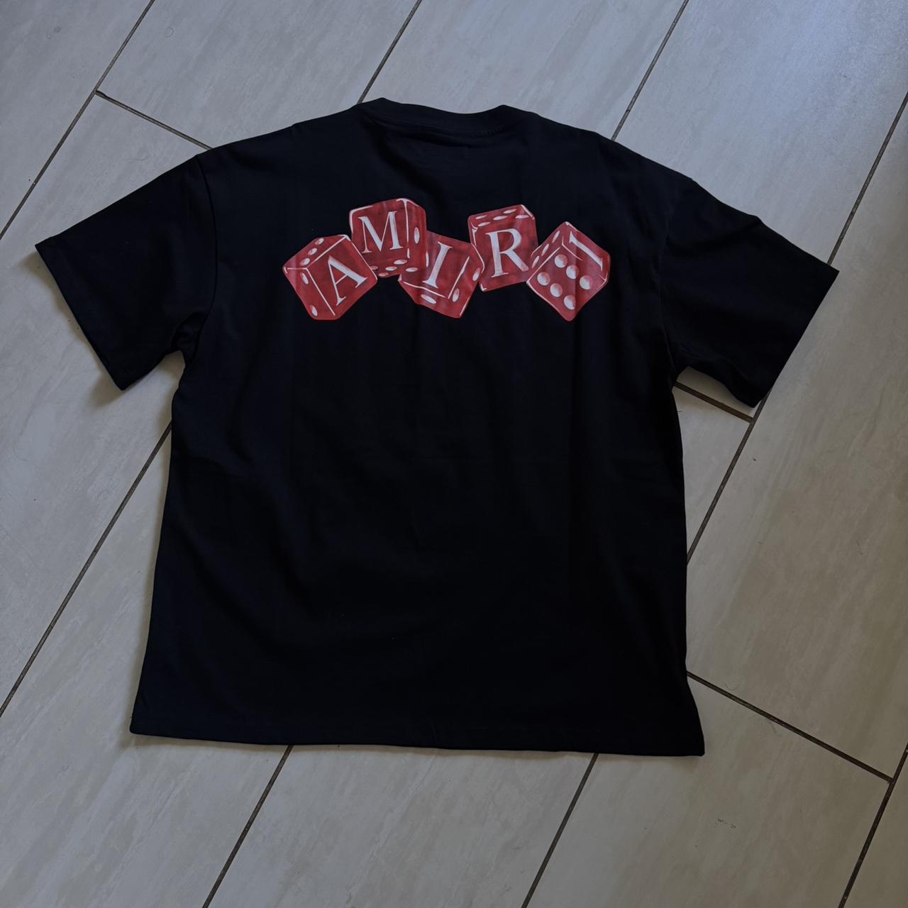 P0 Amiri Men's Black T-shirt - Image 1