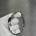 Men's Silver and Black Watch - Image 3