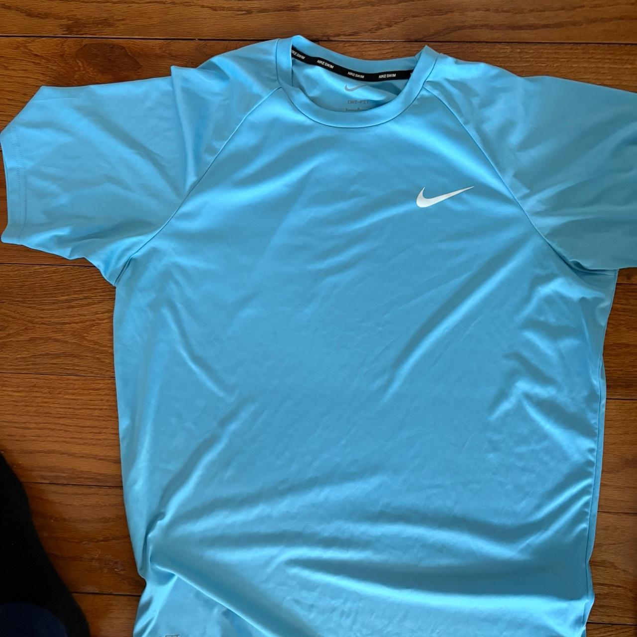 P0 Nike Men's Blue T-shirt - Image 1